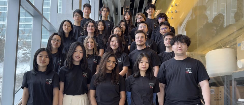 CUXR members together on campus